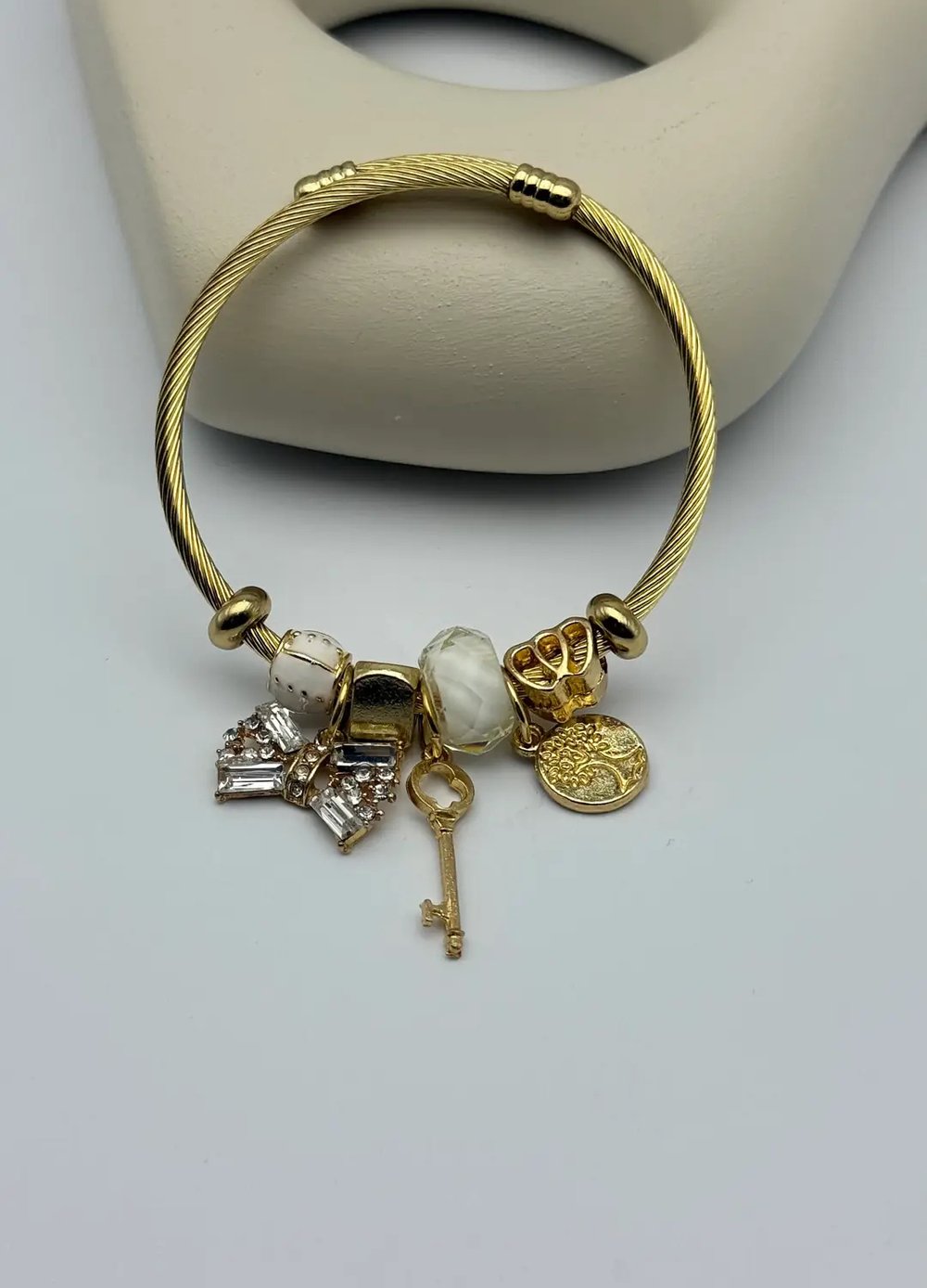 Çelik Gold Pandora Bileklik - 25-blk285
