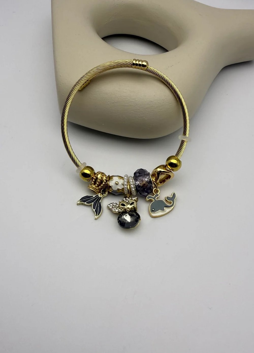 Çelik Gold Pandora Bileklik - 25-blk287