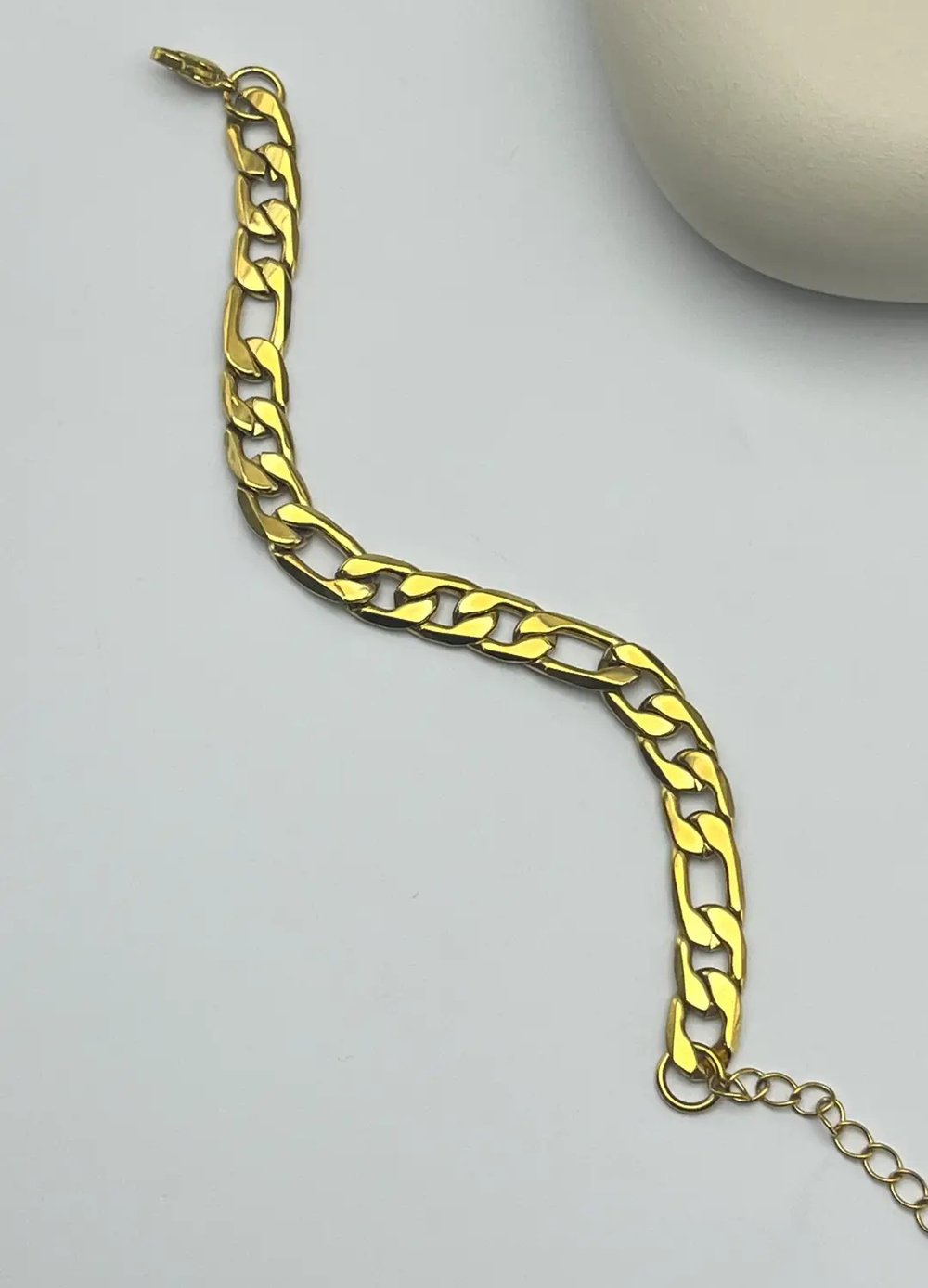 Çelik Gold Zincir Bileklik - 25-blk127