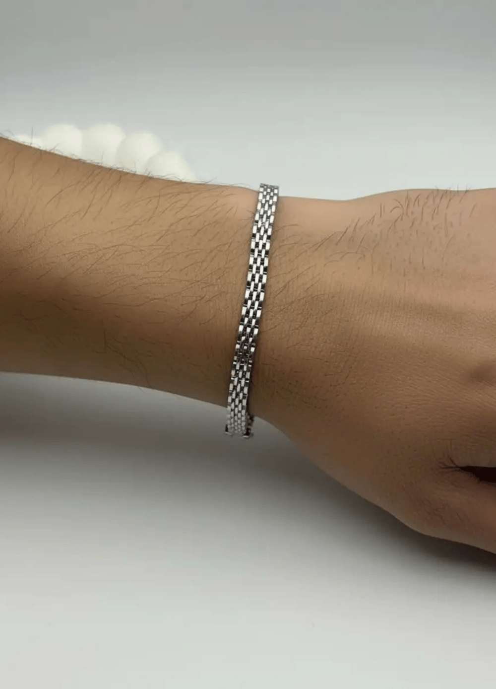 Çelik Silver Erkek Rolex Bileklik - 26blke01