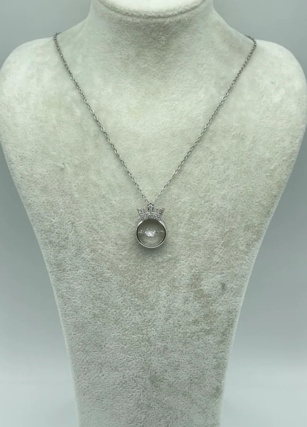 Çelik Silver Kral Kolye - 25-ctr139