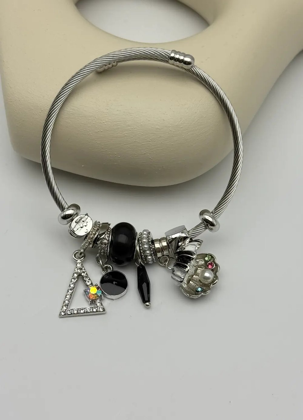 Çelik Silver Pandora Bileklik - 25-blk288