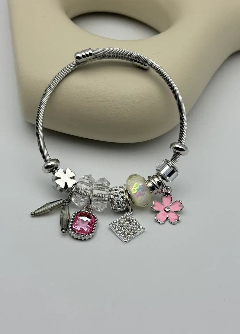 Çelik Silver Pandora Bileklik - 25-blk290