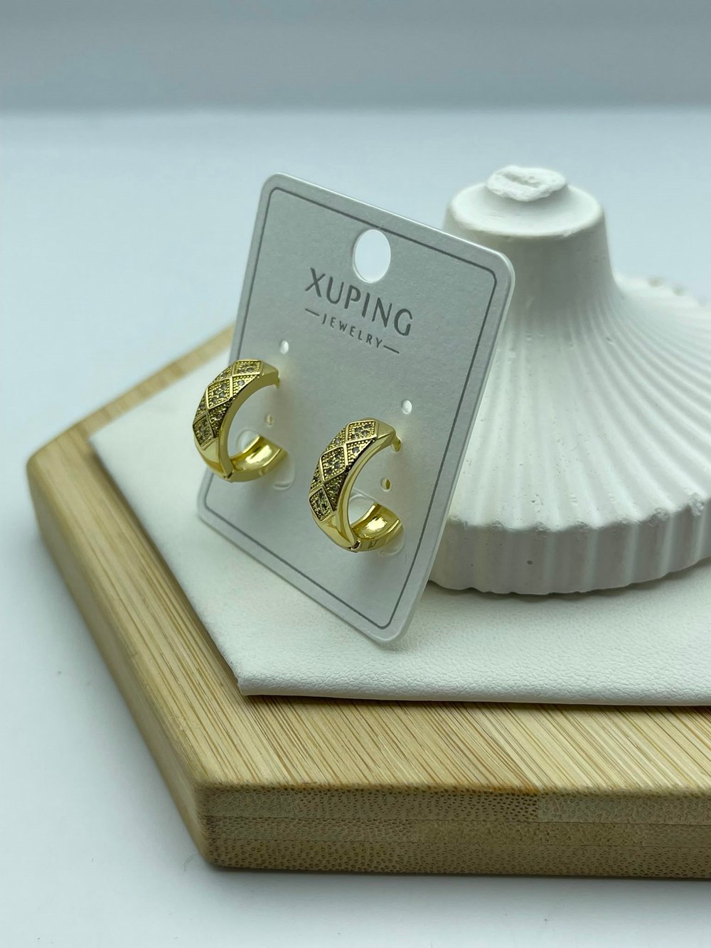 kabartmalı xuping gold halka küpe 26xpkp174