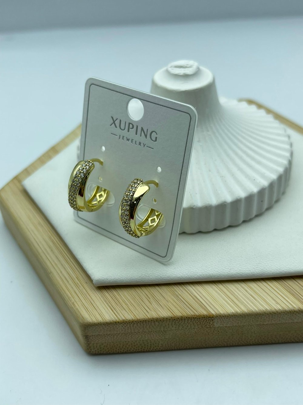 kalın halka taş şeritli xuping gold küpe 26xpkp222