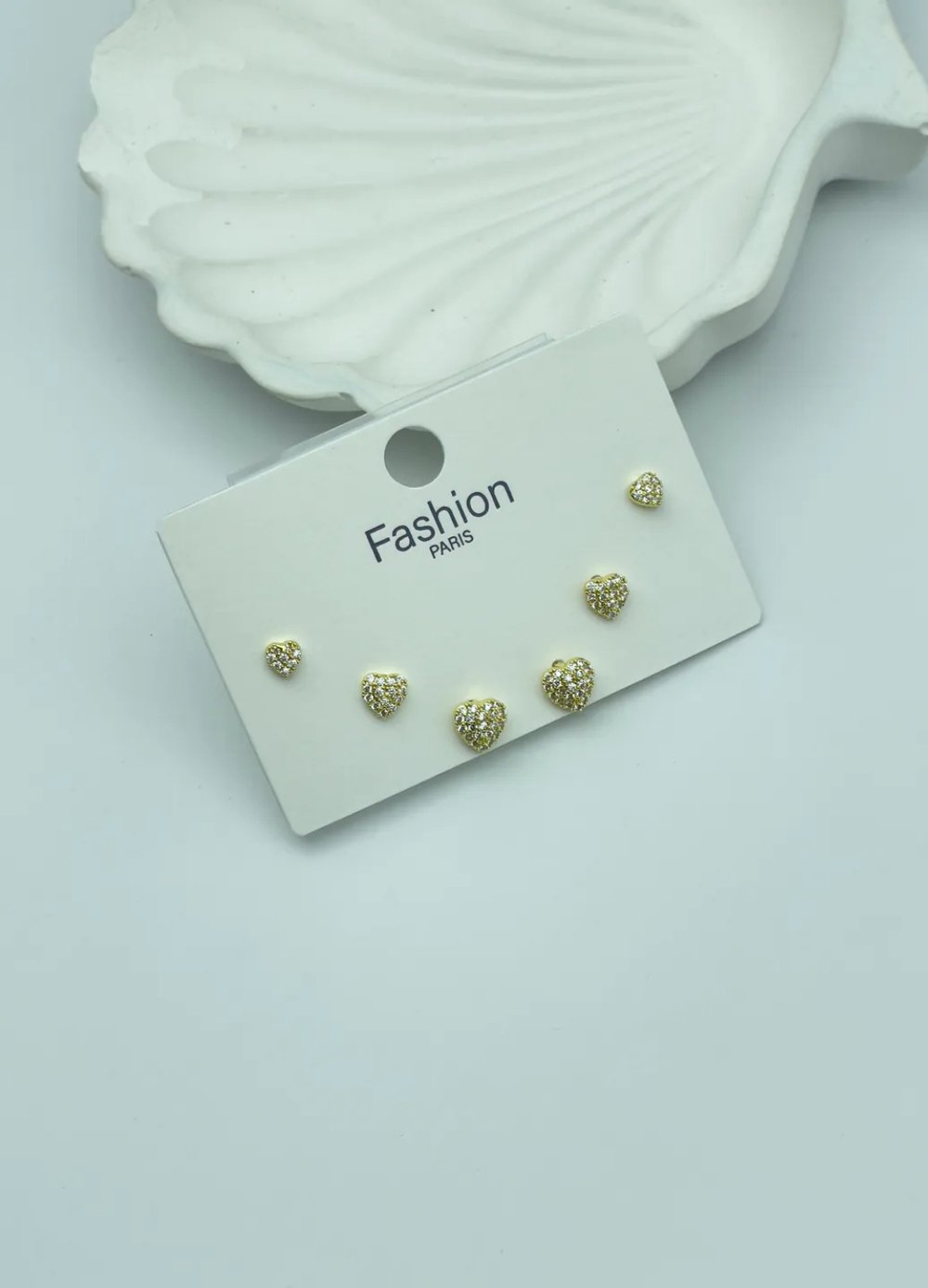 Vip Gold 6'lı Kalp Küpe - 25-vip131