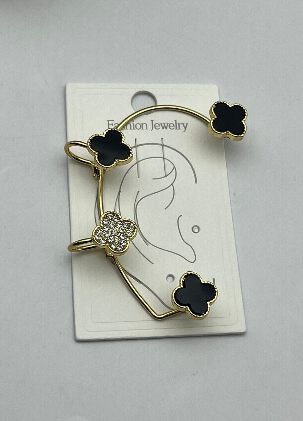 Vip Gold Kar Tanesi Earcuff Küpe - 26ear24
