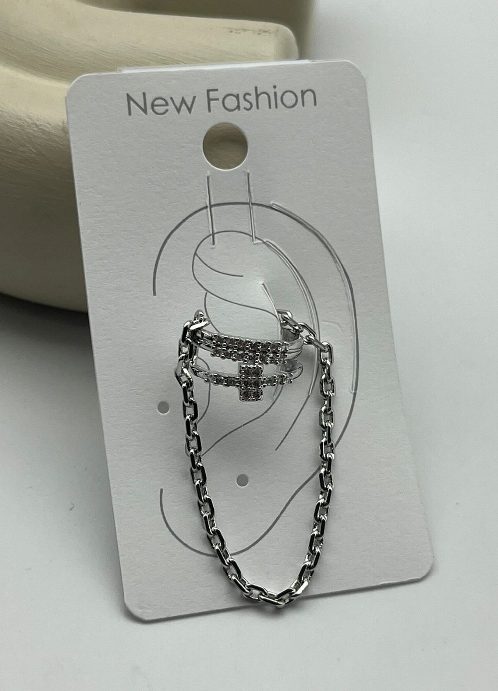 Vip Silver Earcuff Küpe - 26ear29