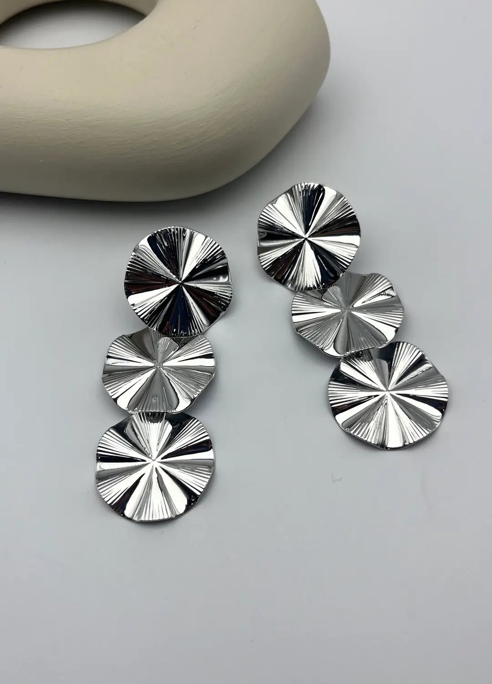 Vip Silver Yuvarlak Küpe - 25-vip252