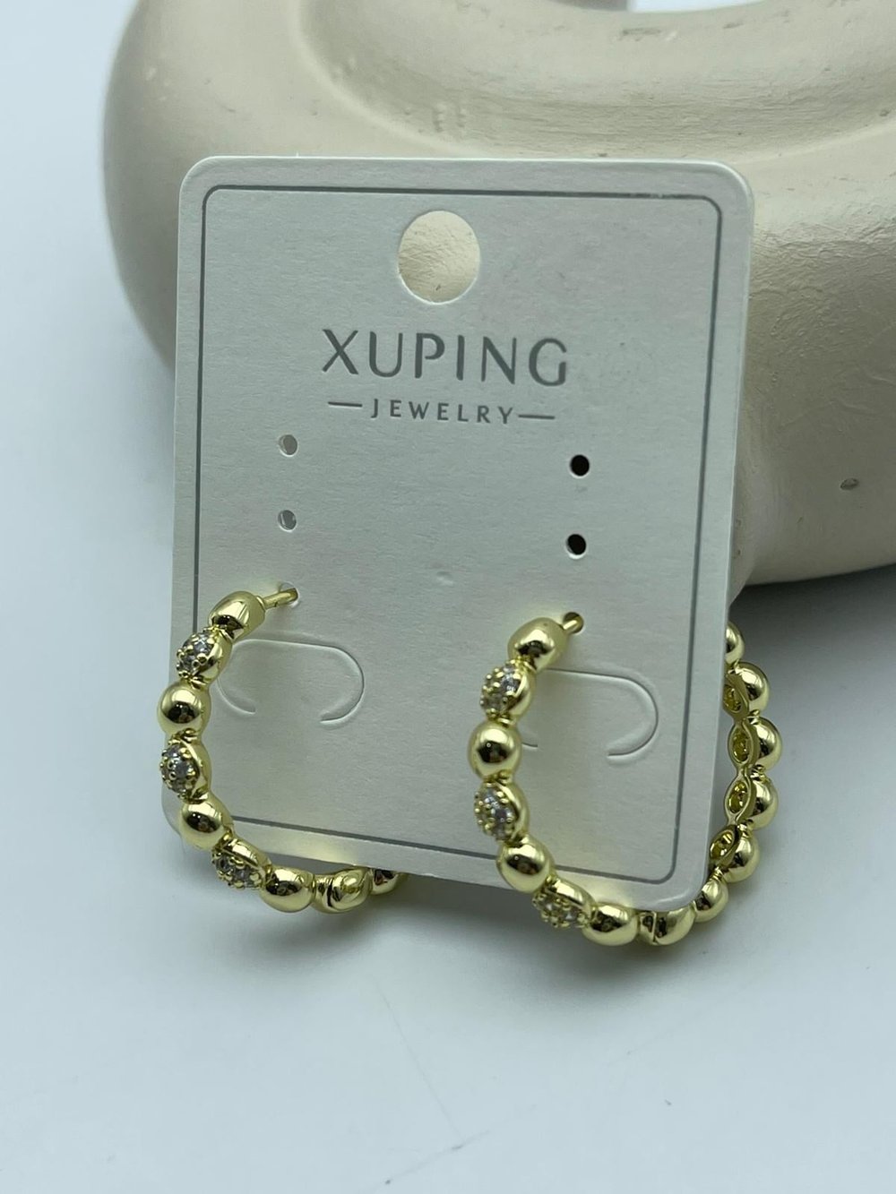 Xuping Gold Çelik Halka Küpe - 26xpkp57