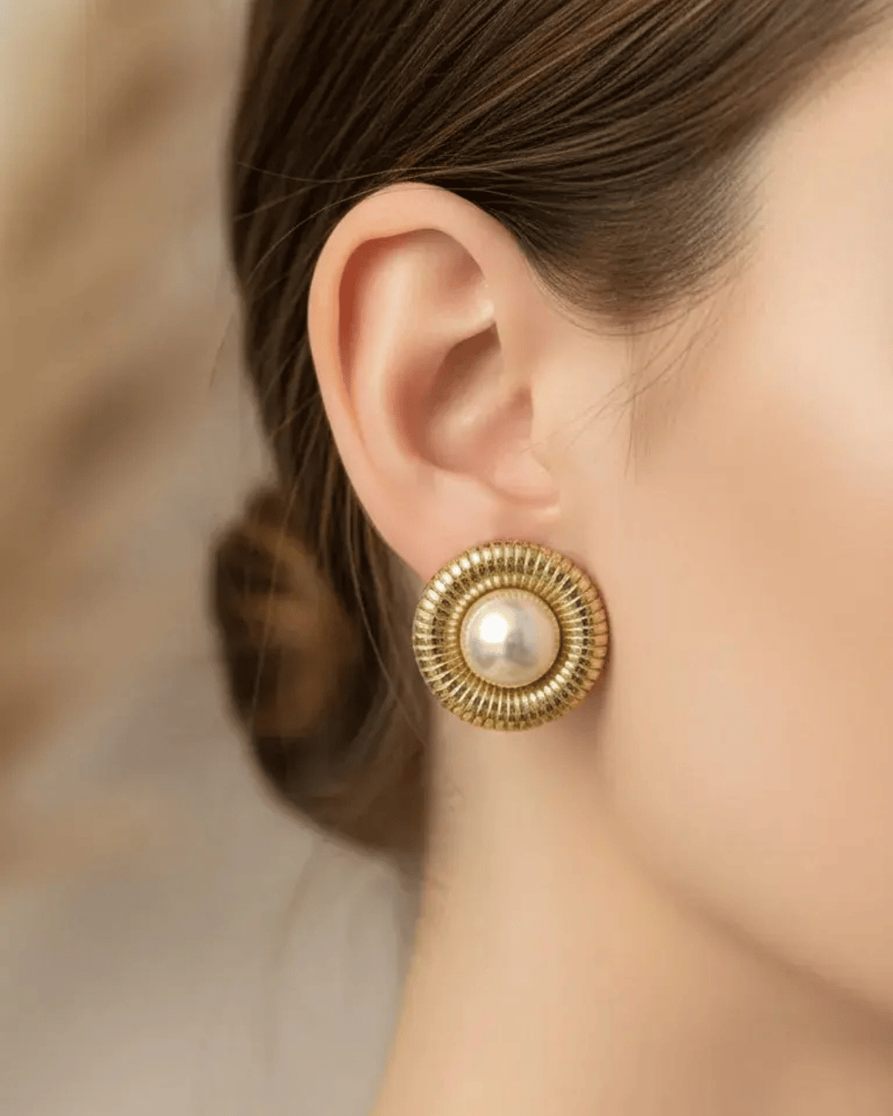Xuping Gold İncili Küpe - 25-xpkp267