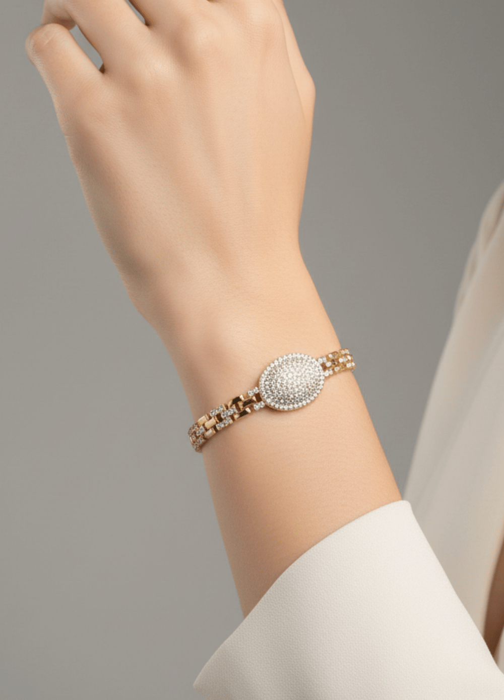 Xuping Gold Queen Shine Taşlı Bileklik - 26xpb21