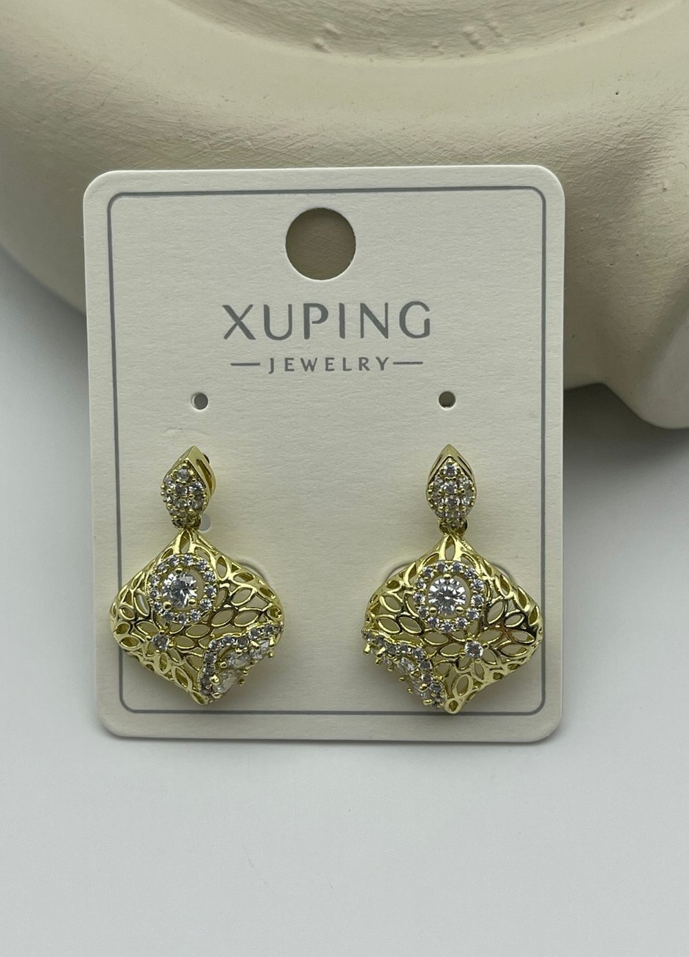 Xuping Gold Taşlı Küpe - 25xpkp357