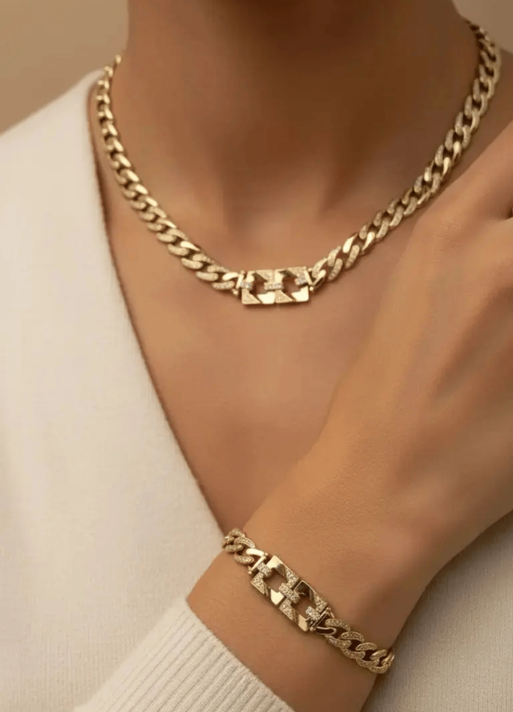 Xuping Gold Taşlı Tasarım Set - 25-xps16
