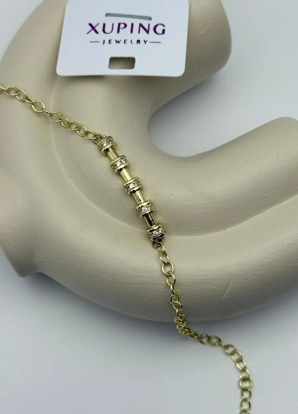 Xuping Gold Taşlı Tırtıklı Bileklik 25 -xpb19