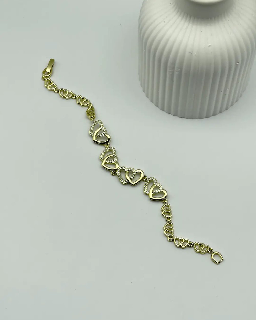 Xuping Ymz Gold Kalp Bileklik - 25-ymzb25