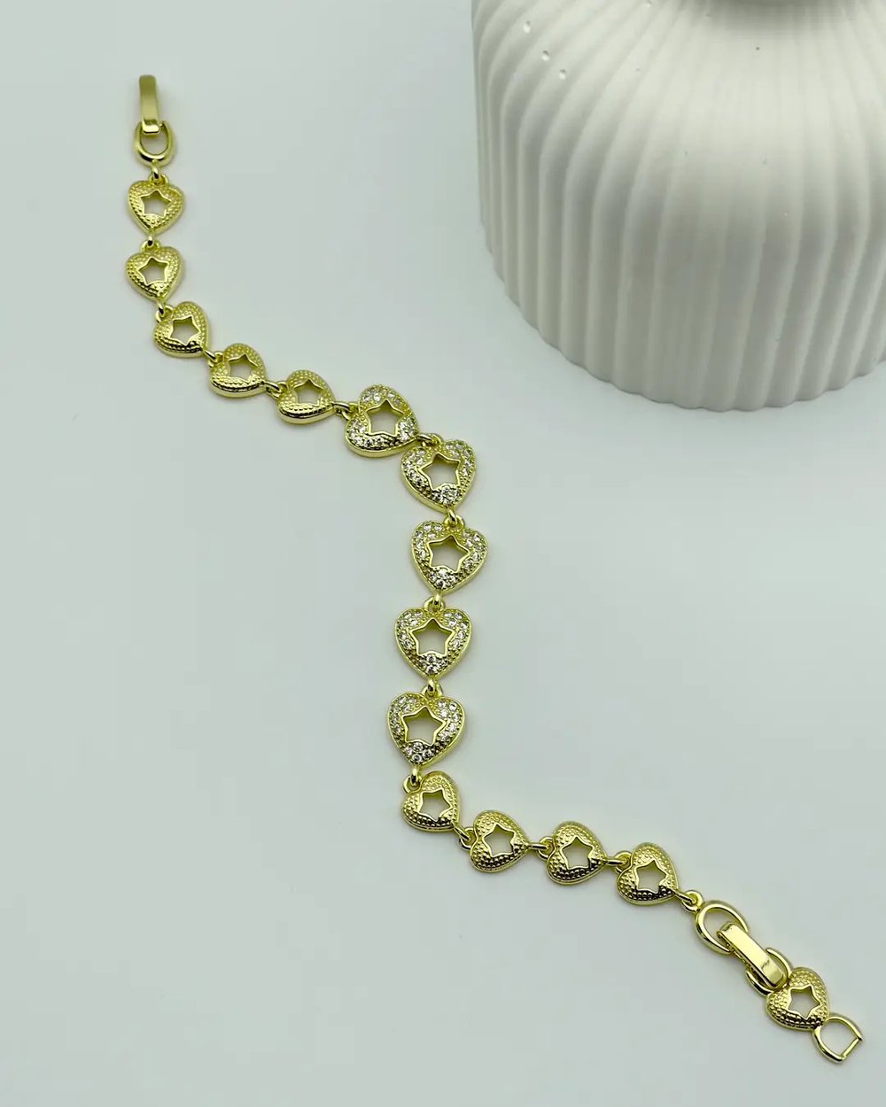 Xuping Ymz Gold Kalp Bileklik - 25-ymzb88
