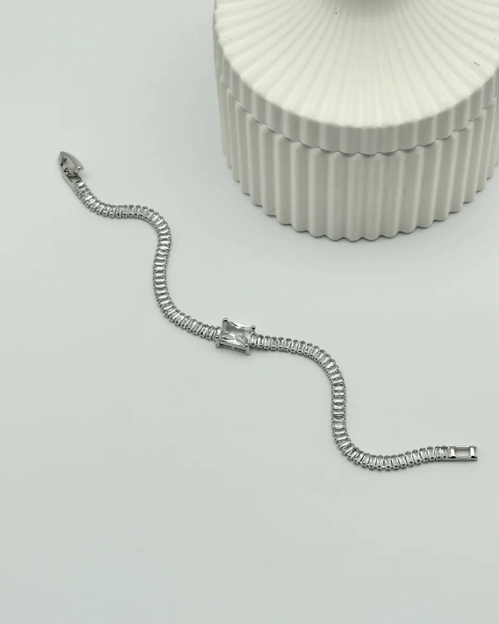 Xuping Ymz Silver Baget Su Yolu Bileklik 25-ymzb120