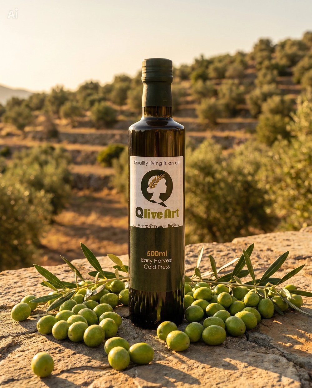 Erken Hasat Soğuk Sıkım Zeytin Yağı 500ml