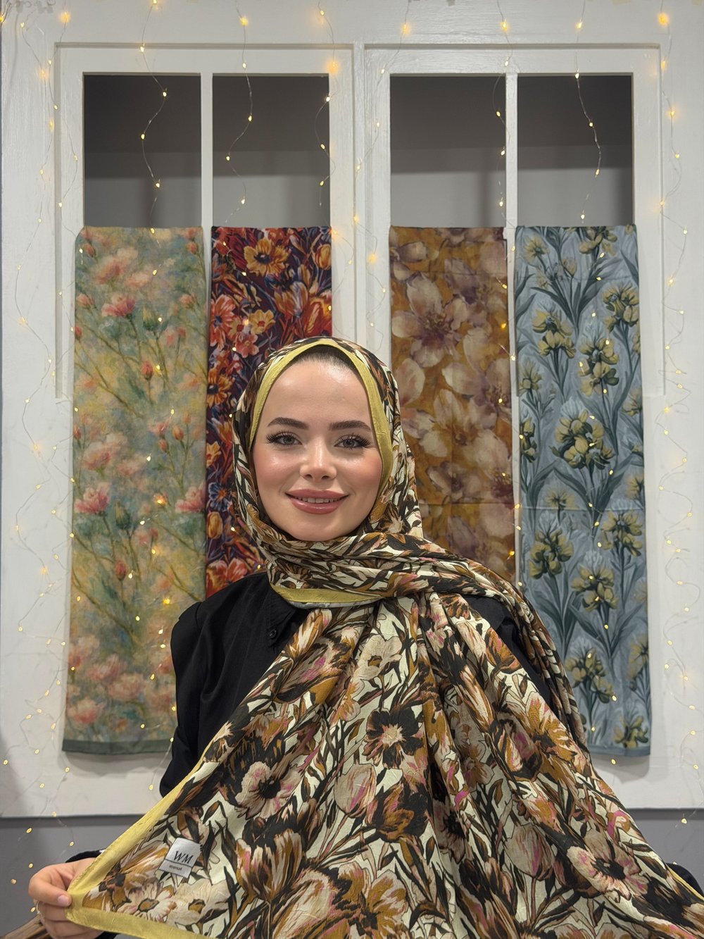 Flora Kraş Şal - Sarı