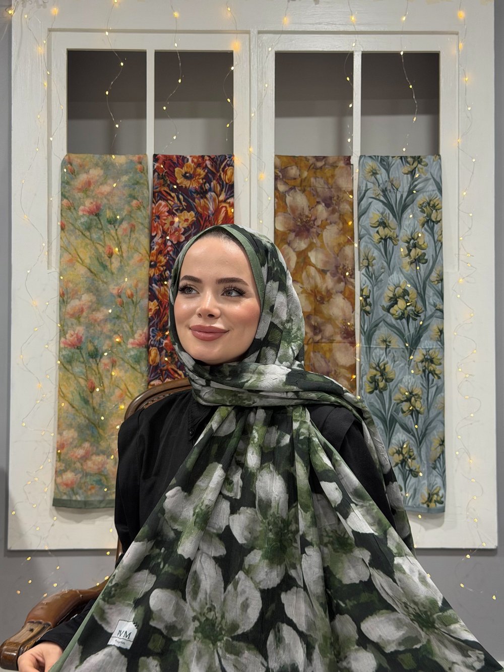 Rima Kraş Şal - Yeşil