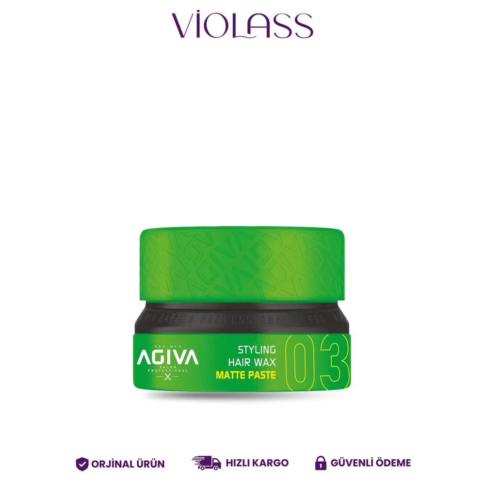 Agiva Wax 155 ML 03 (Yeşil) Matte Paste