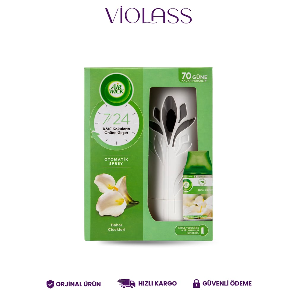 Air Wick Freshmatic Bahar Çiçekleri Makine + Yedek Set