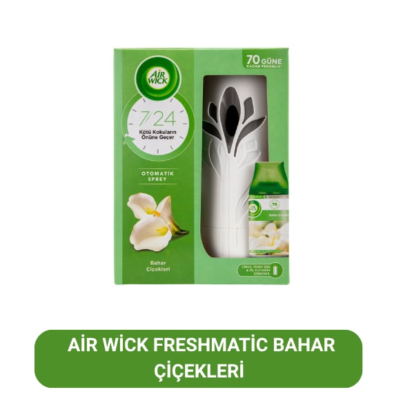 Air Wick Freshmatic Bahar Çiçekleri Makine + Yedek Set