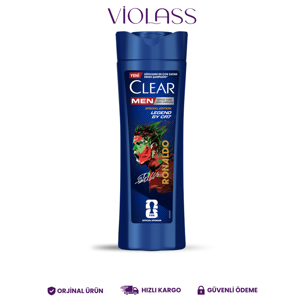 Clear Men Kepeğe Karşı Etkili Şampuan Legend By CR7 350 ml