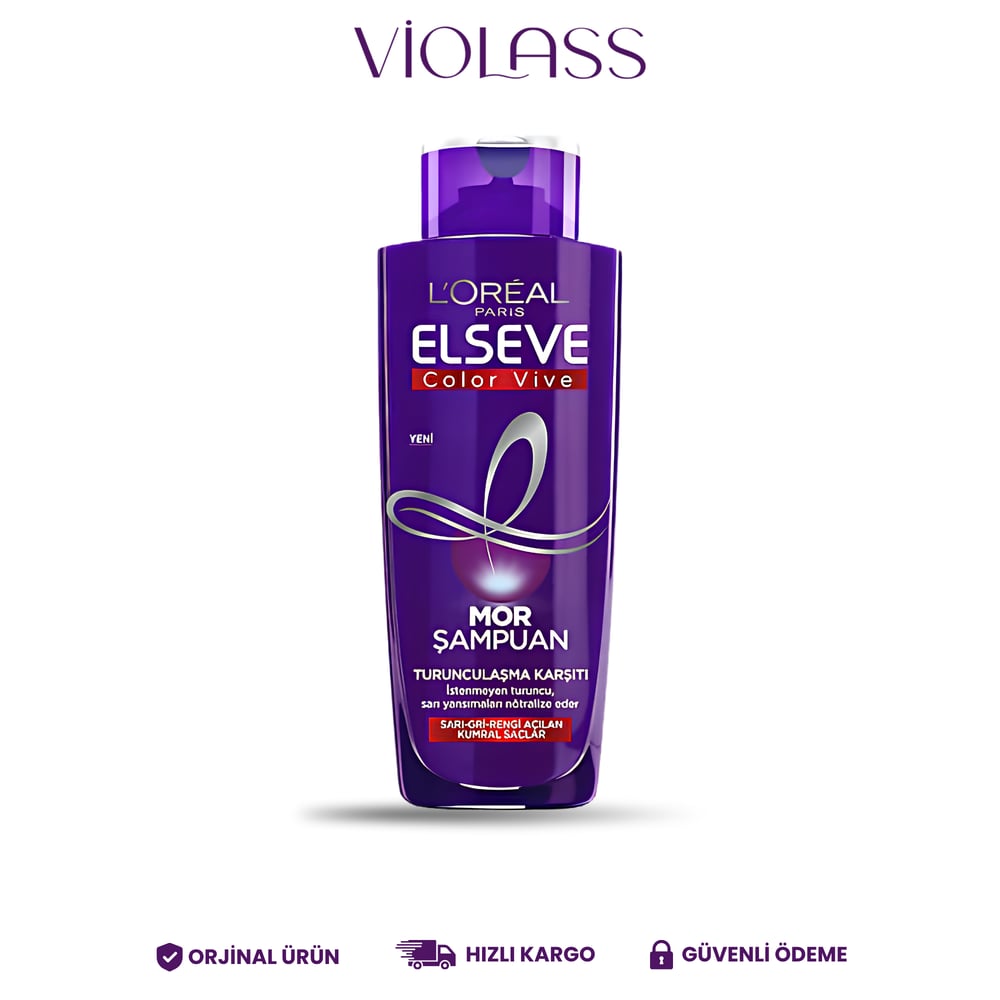 Elseve Turunculaşma Karşıtı Mor Şampuan 200 ml