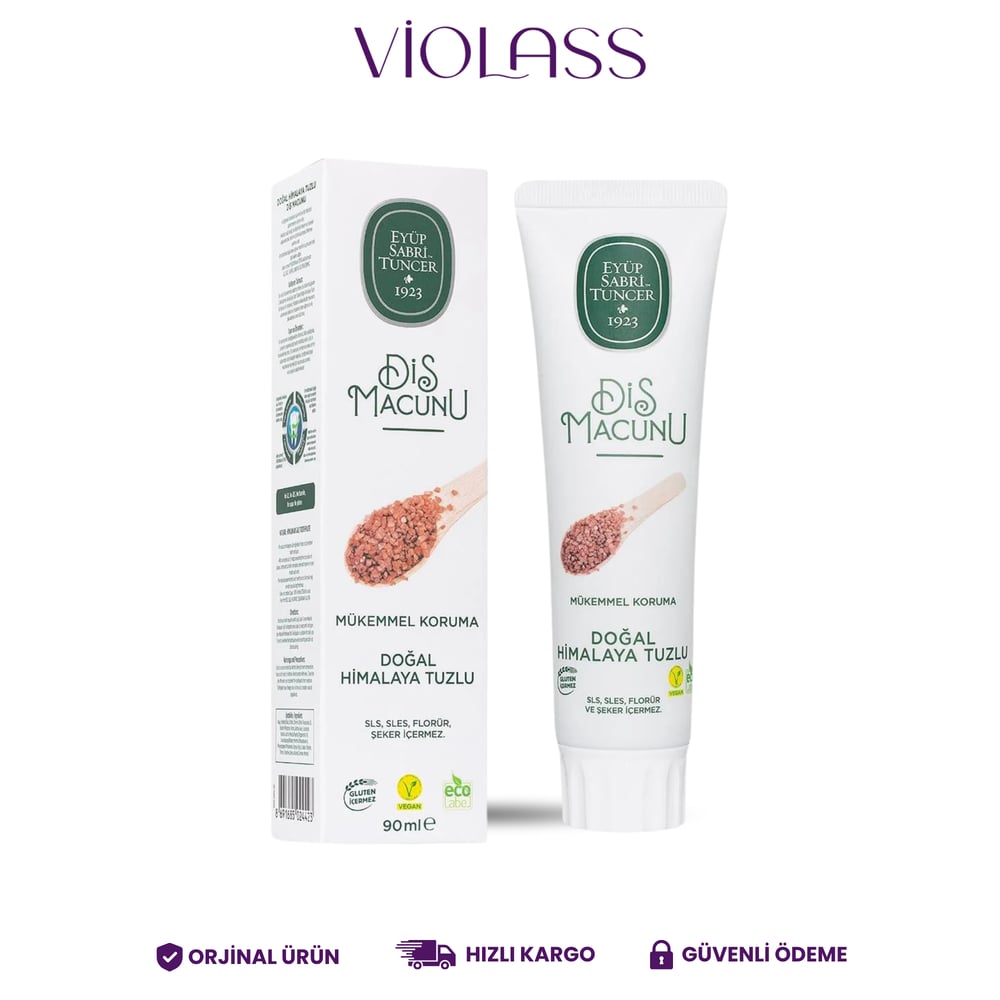 Eyüp Sabri Diş Macunu Doğal Himalaya Tuzu 90 ML