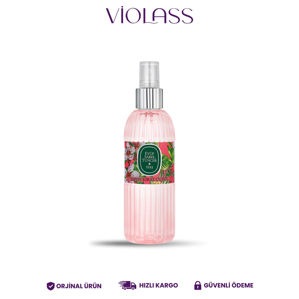 Eyüp Sabri Tuncer Japon Kiraz Çiçeği Kolonyası Silindir Pet Şişe Sprey 150 ML