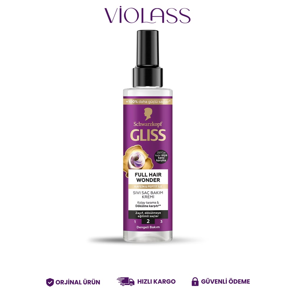 Gliss Full Hair Wonder Sıvı Saç Kremi 200 ml