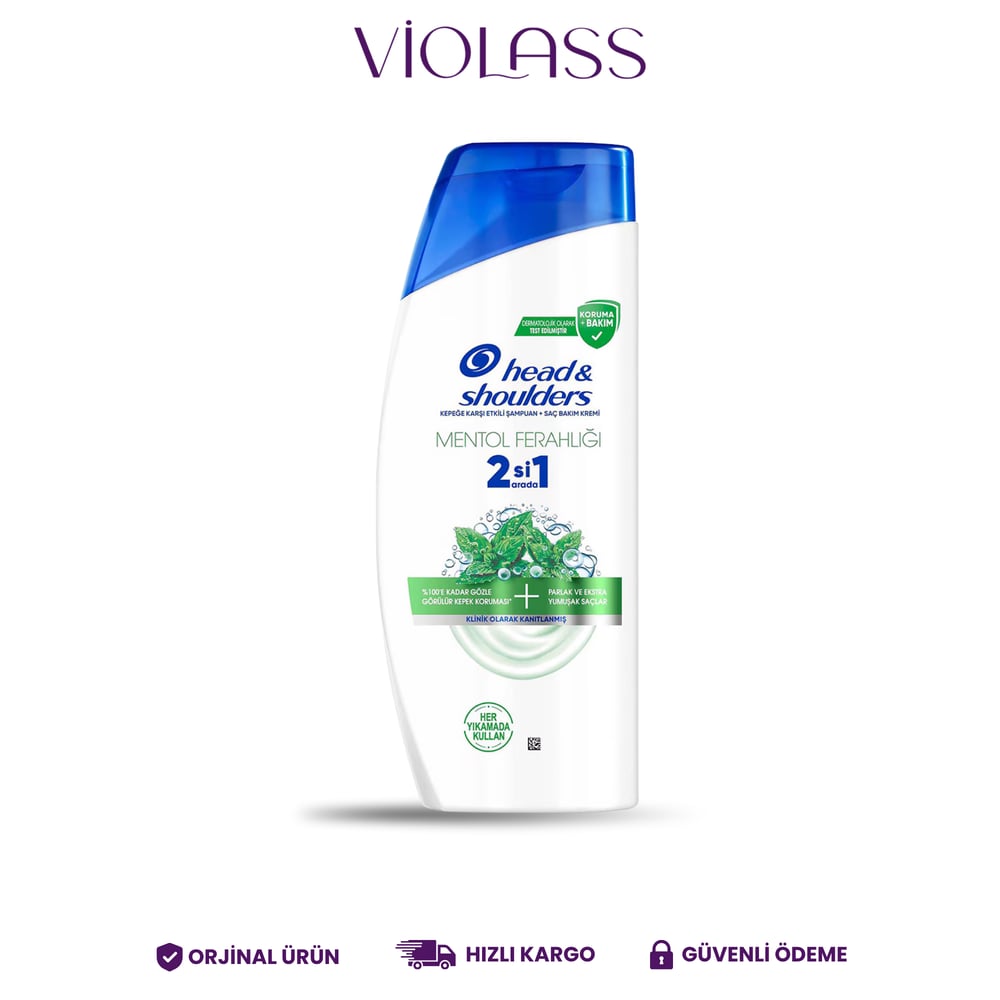 Head&Shoulders Şampuan 2si 1 Arada Mentol Ferahlığı 625 ml