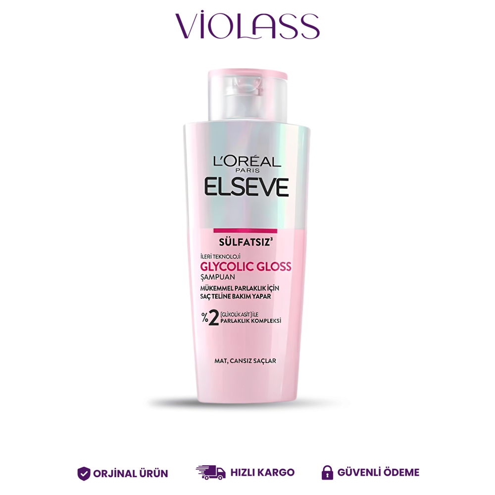 Loreal Paris Elseve Glycolic Gloss Parlaklığı Saça Mühürleyen Laminasyon 200 ml