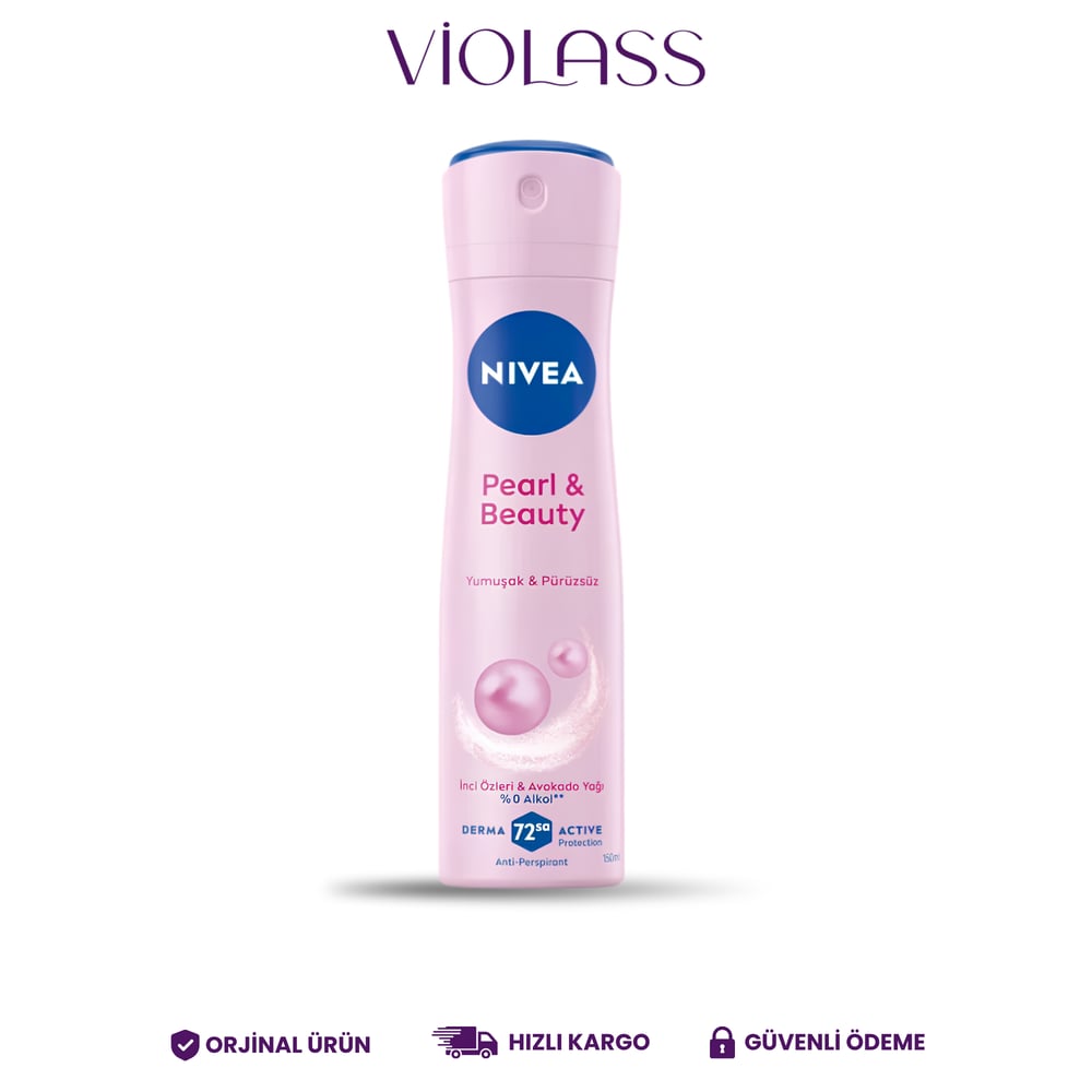 NIVEA Kadın Sprey Deodorant Pearl&Beauty 150 ml
