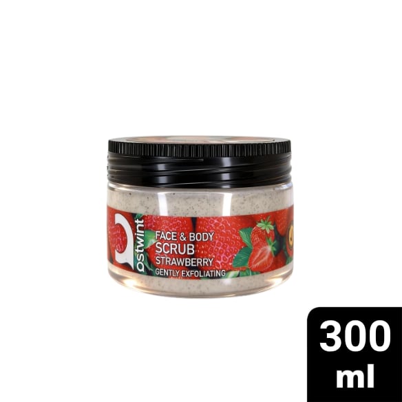 Ostwint Yüz Vücut Peeling Scrub Çilek 300ml