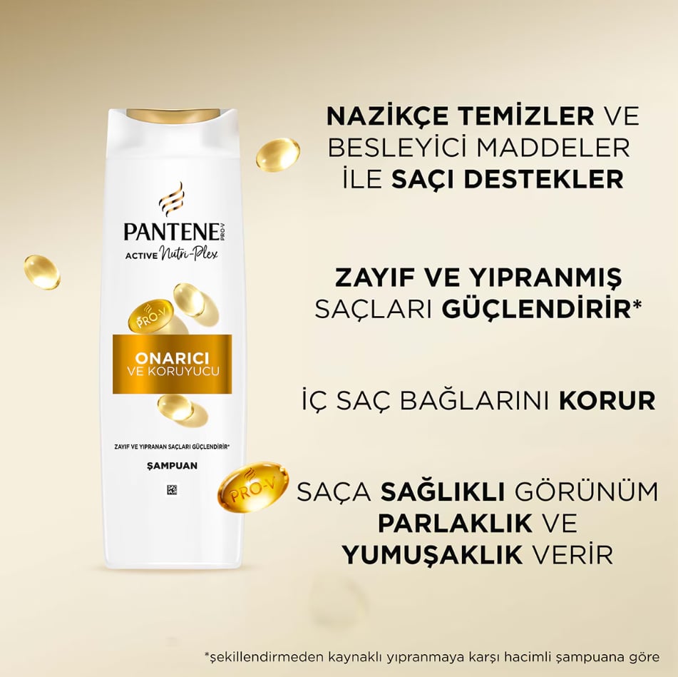 Pantene Şampuan Onarıcı & Koruyucu 625 ml