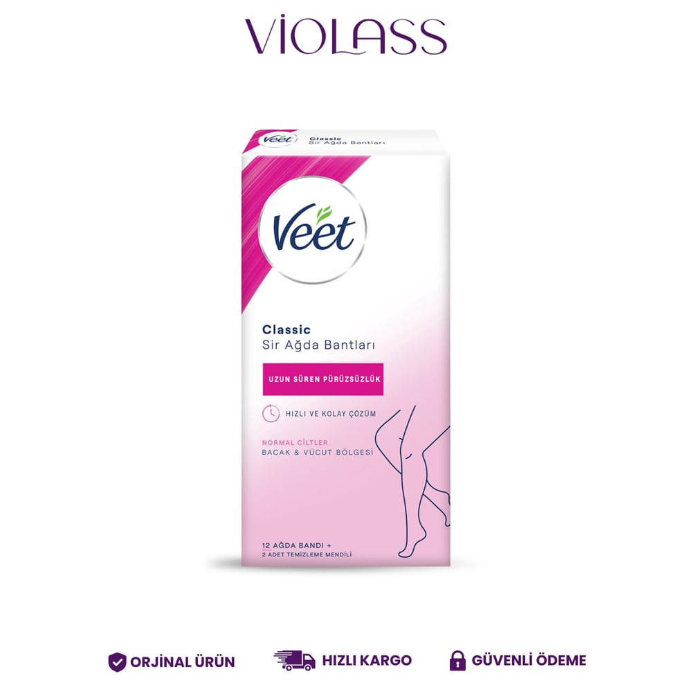 Veet Classic 12'li Sir Ağda Bandı