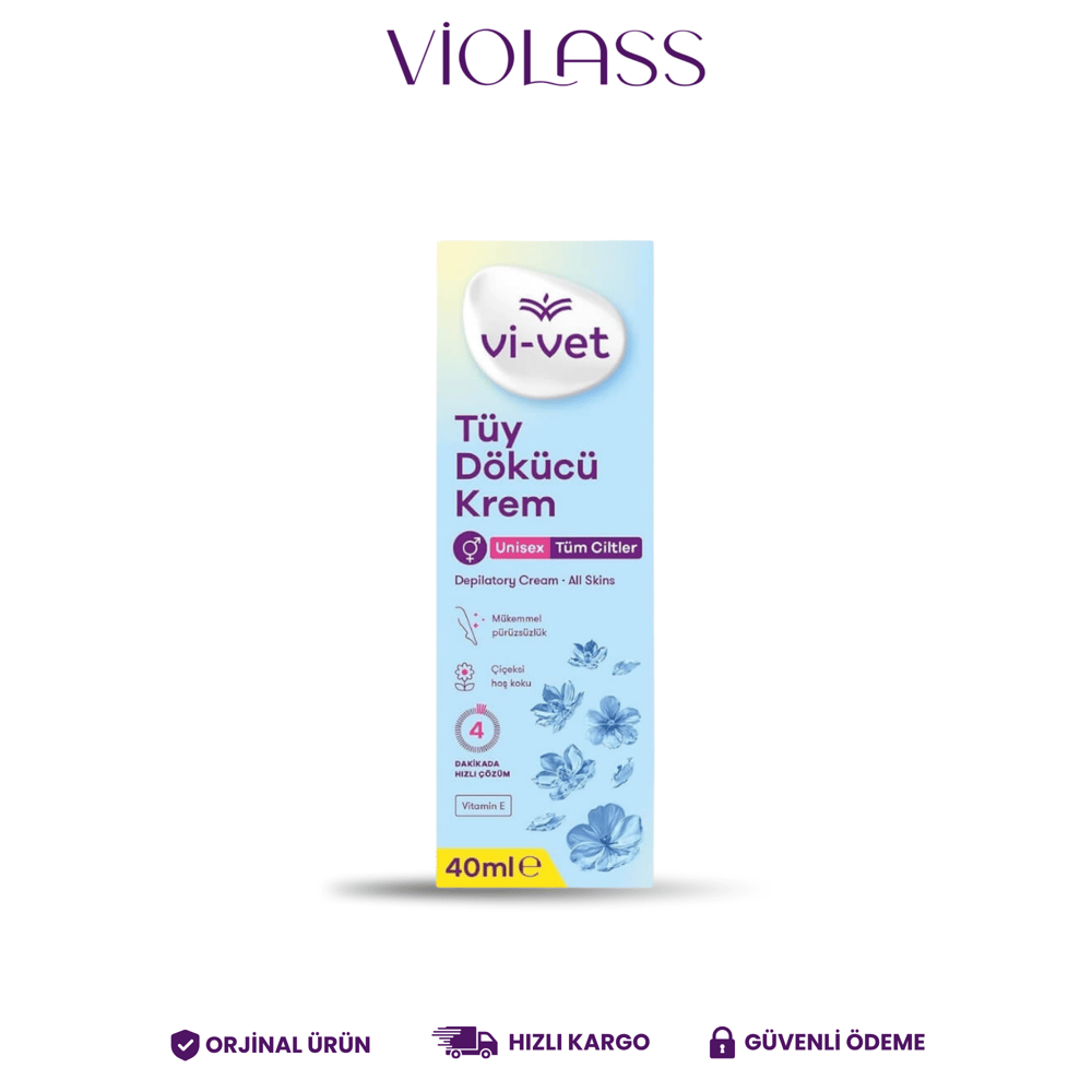 Vi-Vet Tüy Dökücü Krem 40 ML Unisex
