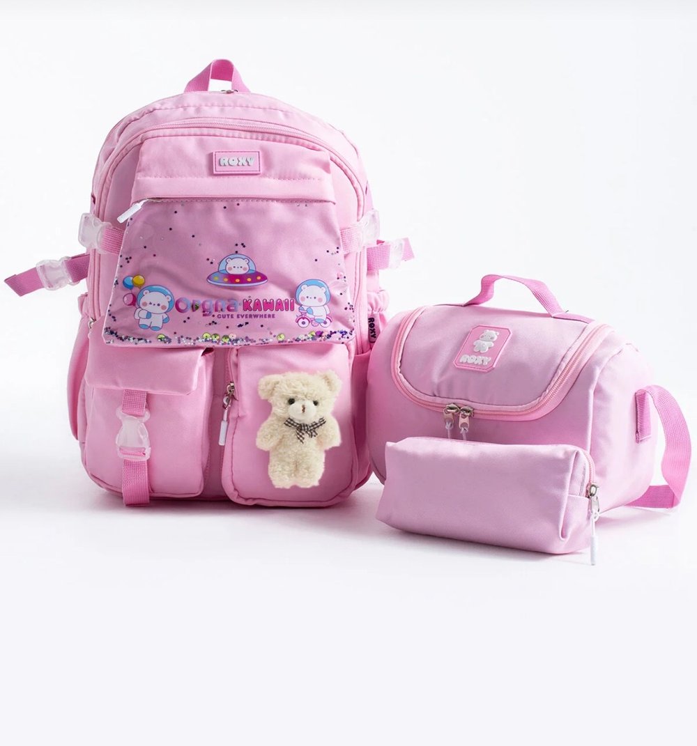 AYD KİDS KAWAİİ  PİNK  KORE ÇANTA Pembe