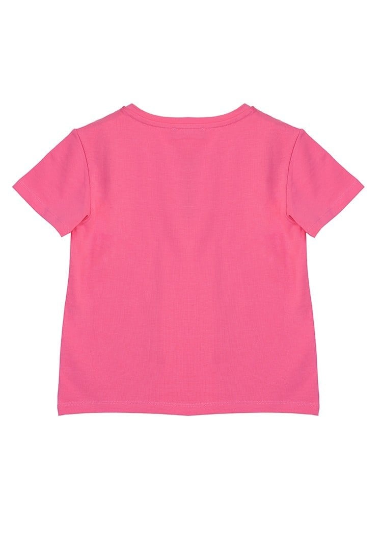 Benetton Kız Çocuk Tshirt 4-14 Yaş Pembe