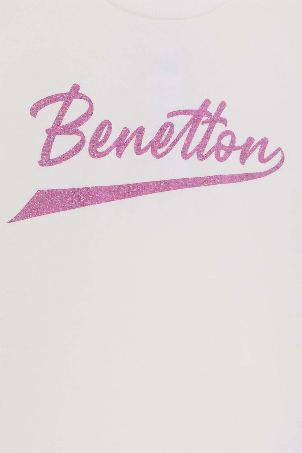Benetton Sweatshirt Kız Çocuk Ekru 4-14 Yaş