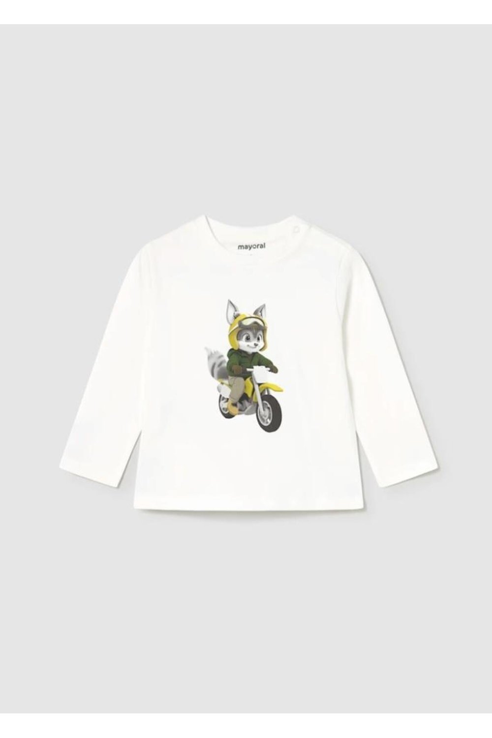 Mayoral 1-4 Yaş Erkek Çocuk T-Shirt Krem