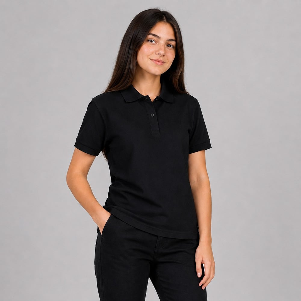 Büyük Beden Kısa Kollu Okul Lakos Siyah Tshirt 2XL-3XL-4XL