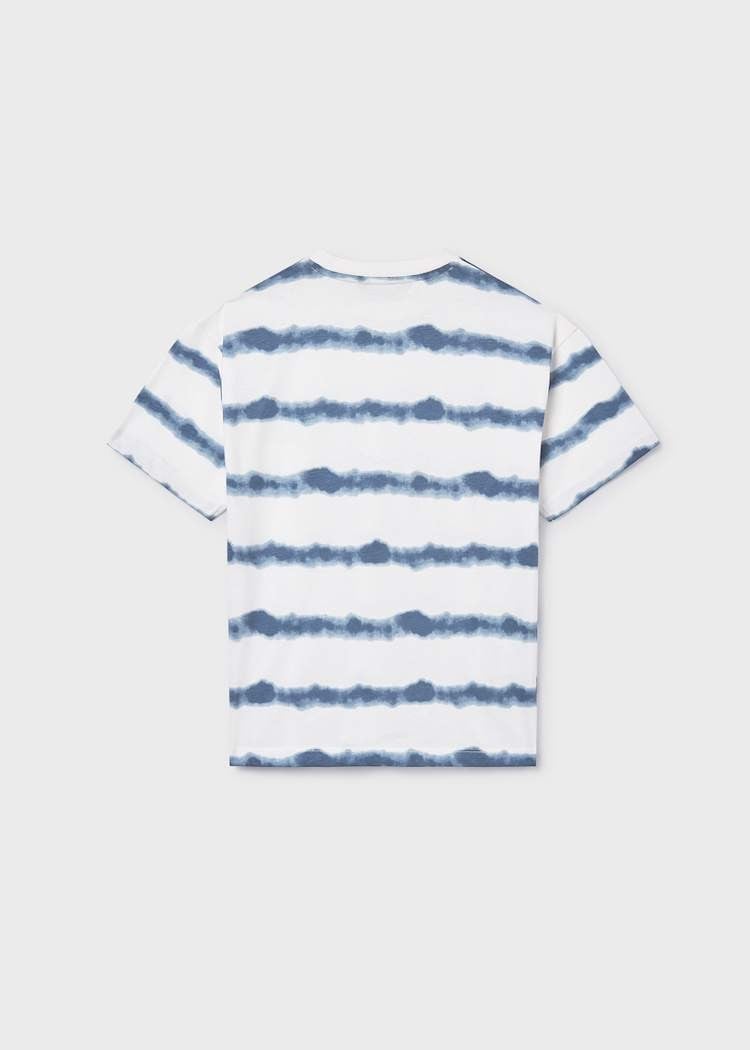 Mayoral Erkek Çizgili Tshirt 8-14 Yaş Mavi