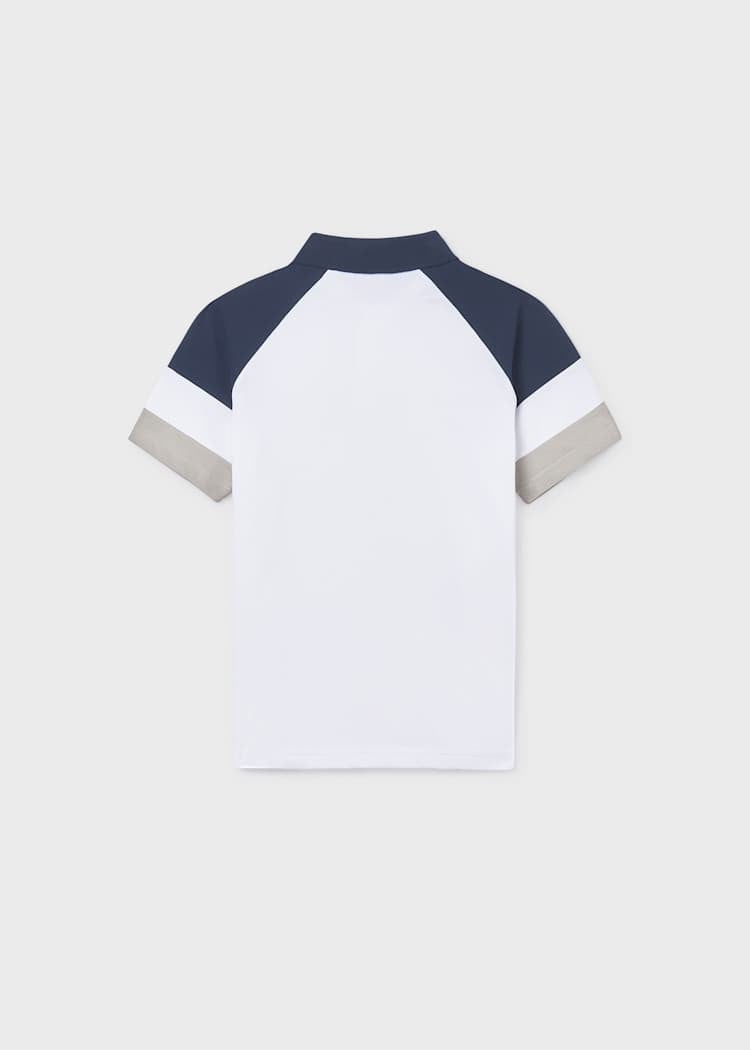 Mayoral Erkek Polo Yaka Tshirt 8-14 Yaş Beyaz