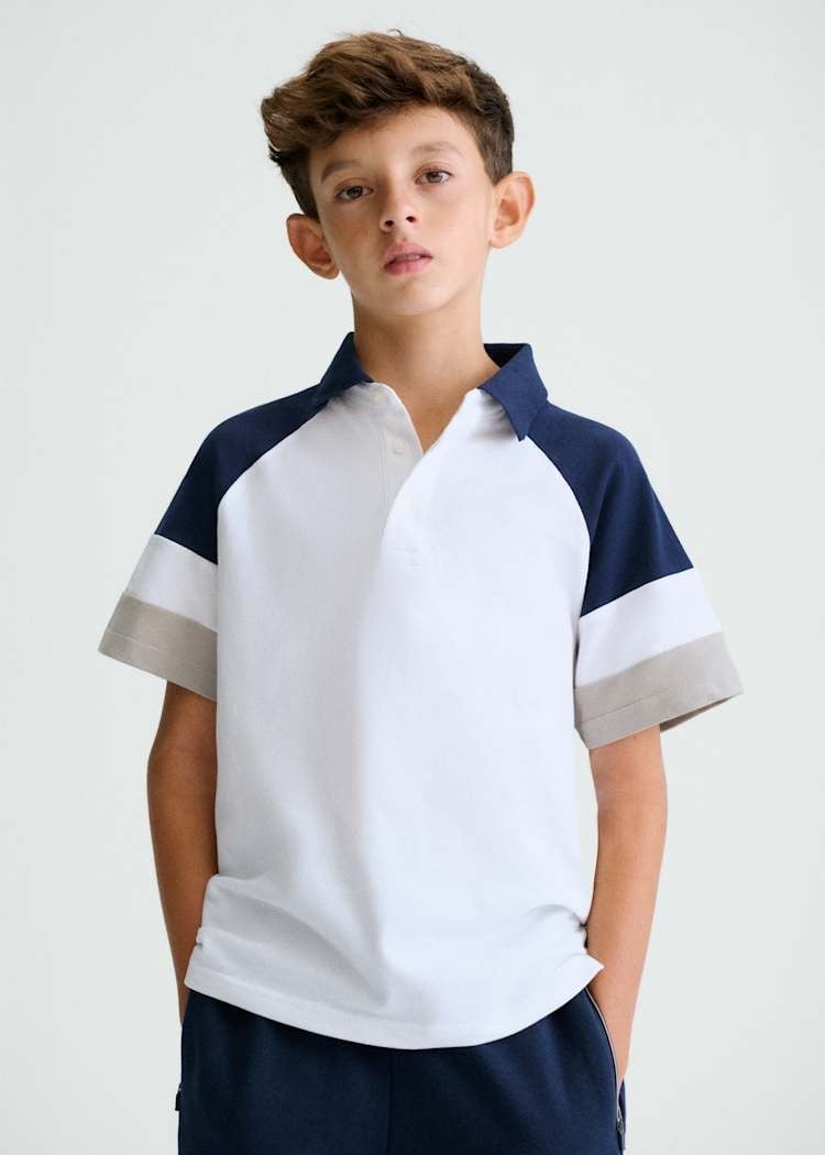 Mayoral Erkek Polo Yaka Tshirt 8-14 Yaş Beyaz