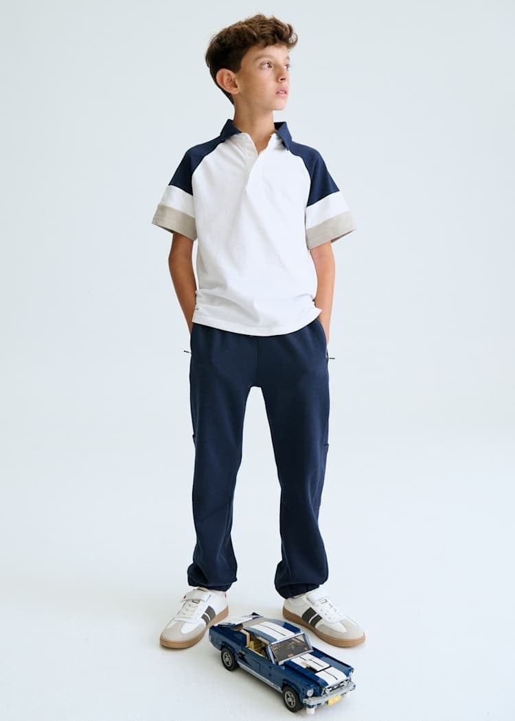 Mayoral Erkek Polo Yaka Tshirt 8-14 Yaş Beyaz