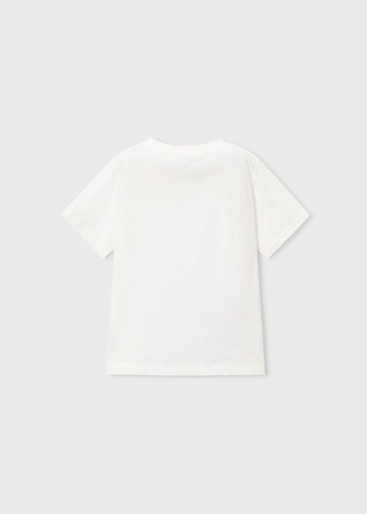 Mayoral Scuba Tshirt 5-10 Yaş Beyaz
